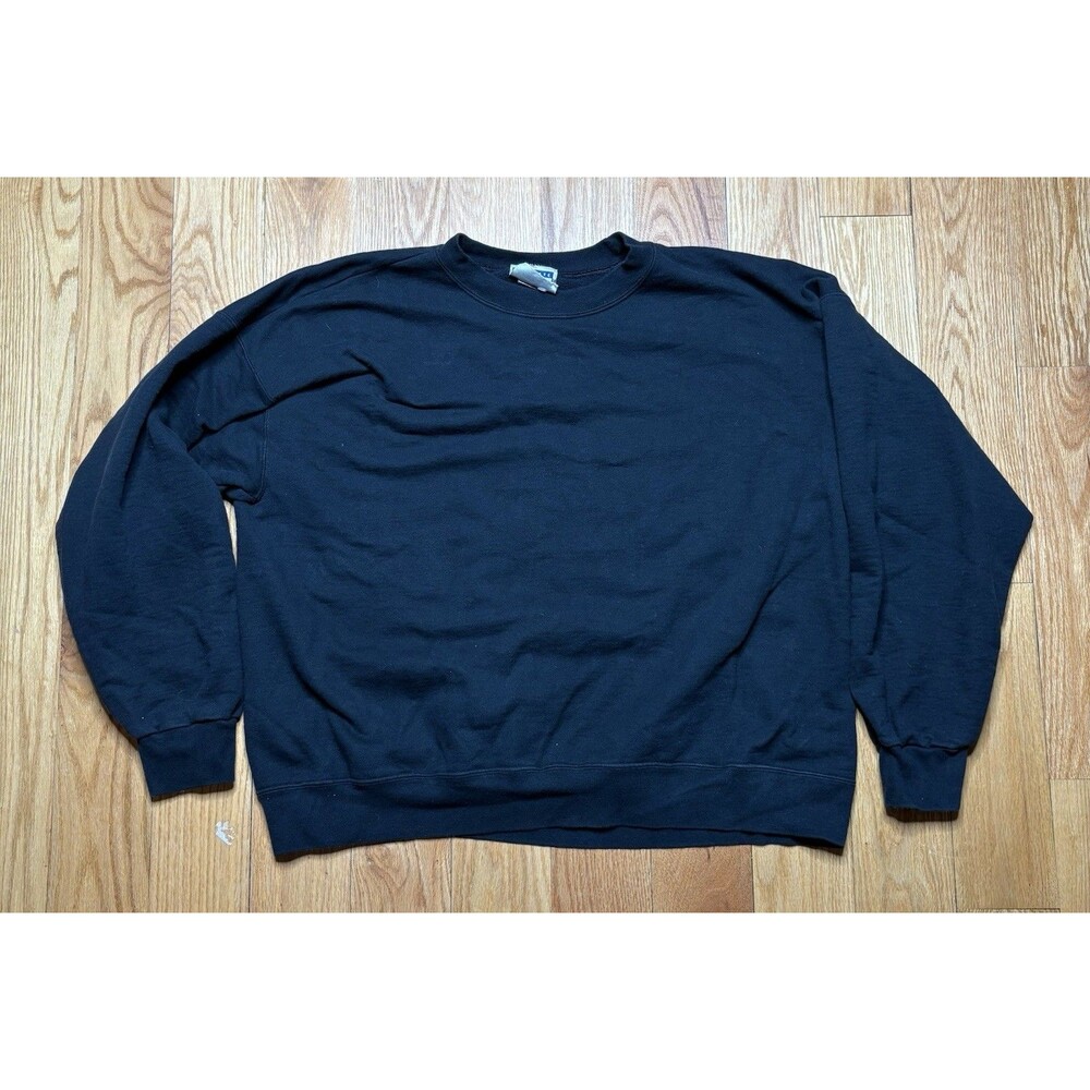 Vintage 90s Blank Hanes Ultimate Cotton Printpro Crewneck Sweatshirt Size XL